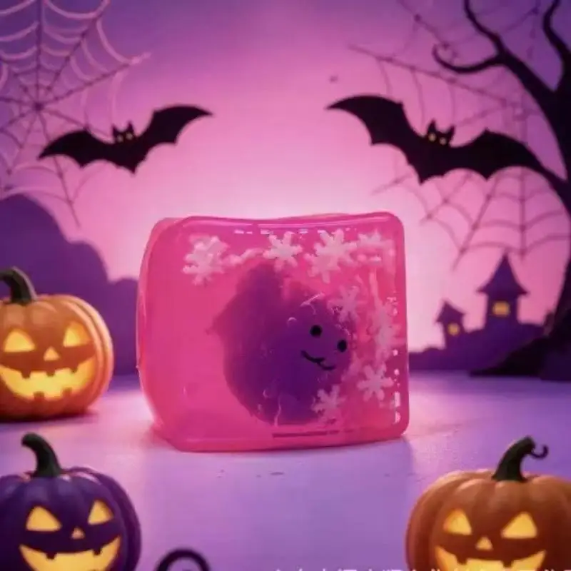 New Luminous Halloween Spooky Cubes, Cartoon Characters Soft Squeez