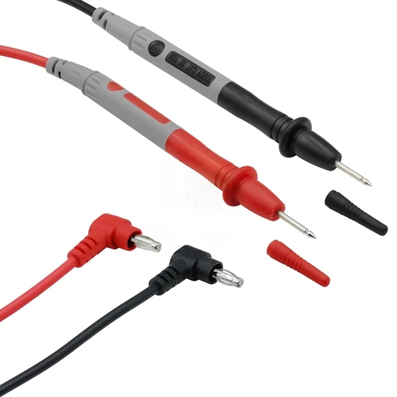 Universal digital multimeter probe cable, test lead 1000V, gold-plated tip, high-end multimeter probe stick