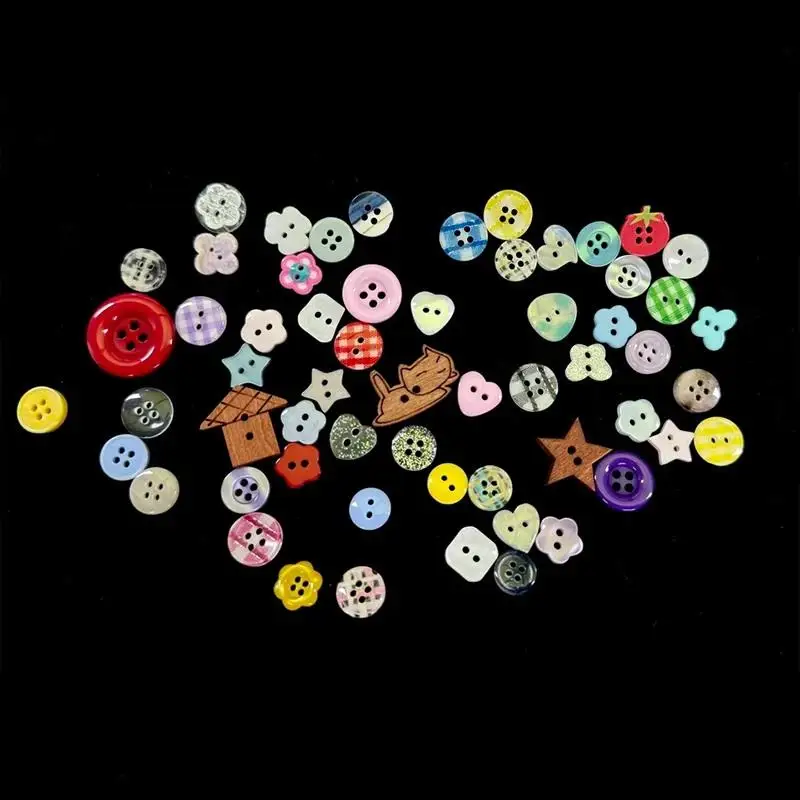 10 Uds. Accesorios de ropa con botones de costura bonitos para álbum de recortes Diy al azar