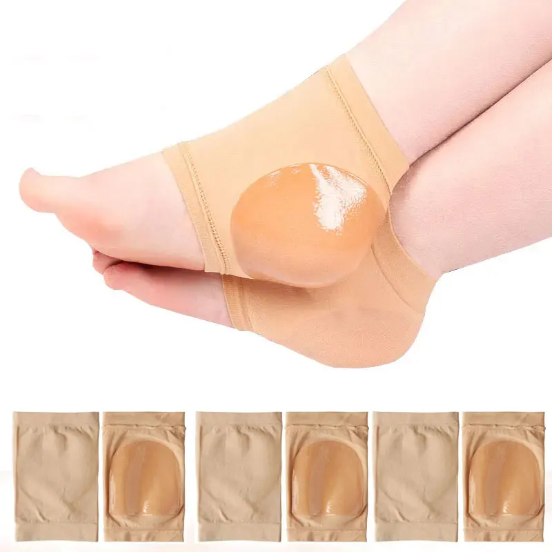 1 Pair High Elastic Silicone Ankle Support Brace Upgraded Compression Ankle Protection Sports Stabilizer Foot Care Support Socks