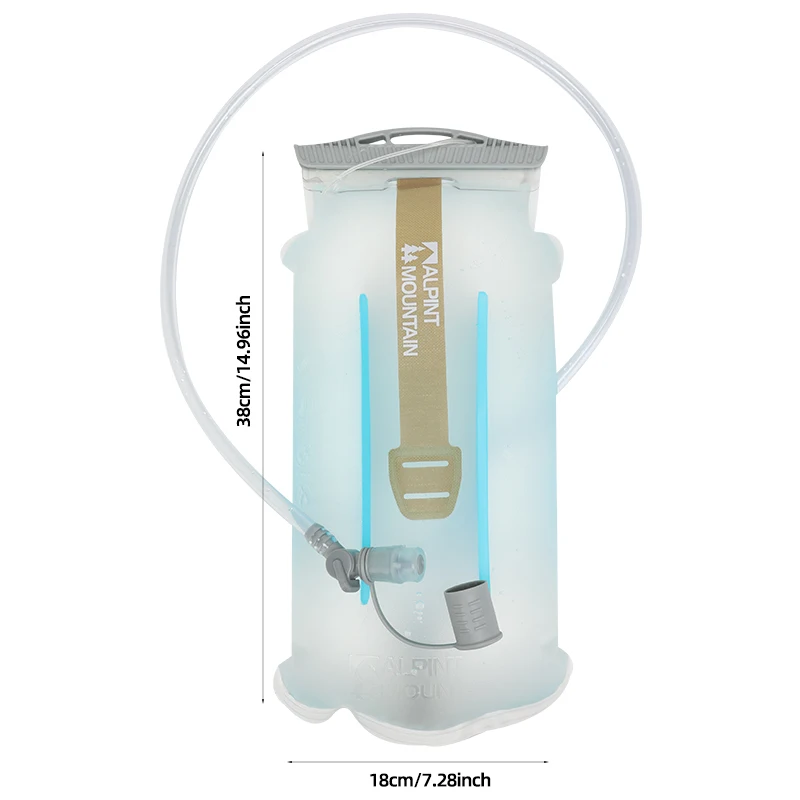 2L Hydration Bladder BPA-Free Leak Proof Durable Water Reservoir for Cycling,Hiking,Running,Climbing,Biking TPU Material High-Fl