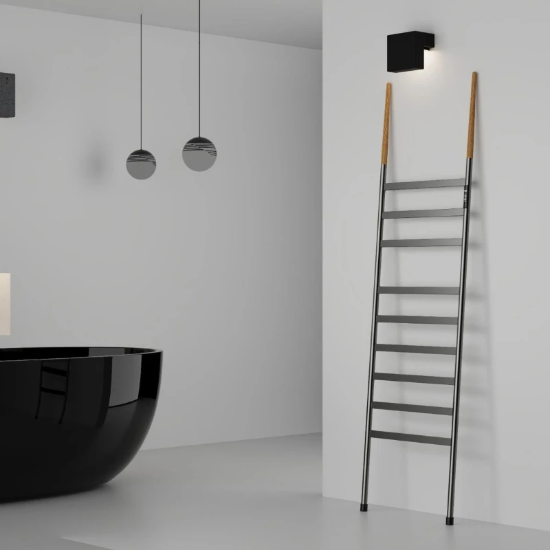 

Removable stainless steel electric towel rack, bathroom smart towel rack