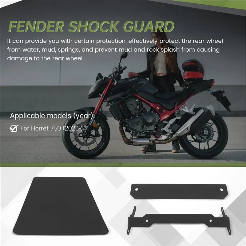 

Fender Shock Absorbing Splash Guard Motorcycle Accessories Protective Fender For Honda Horret 750 Horret750 2023 2024