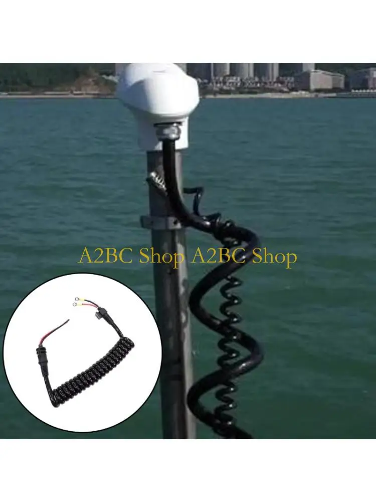 A2BC Replacement Coiled Power for Motorguide Xi5 Trolling Motor 72 inch Shaft
