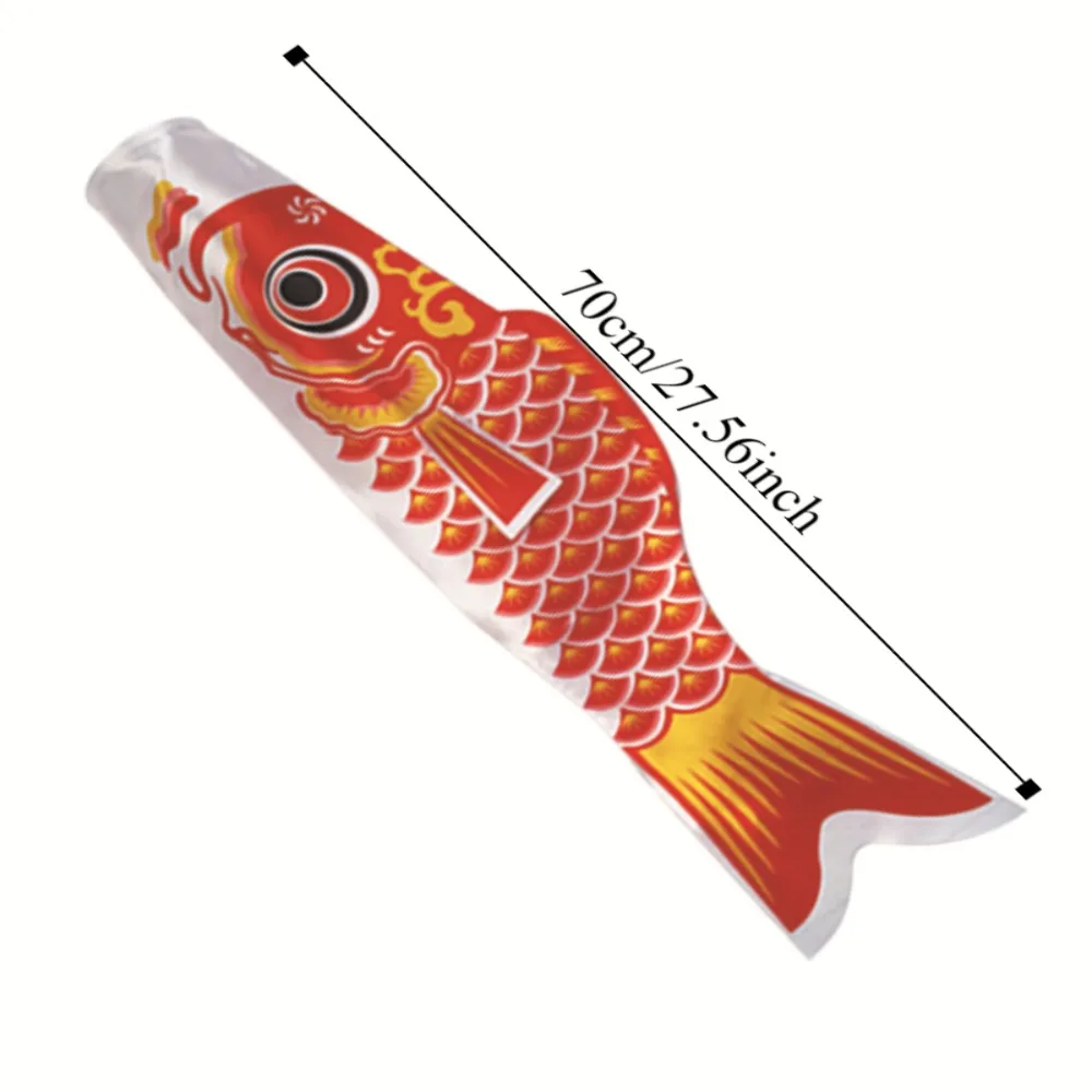 Nowy japoński styl Flaga karpia Festiwal karpia Dekoracja domu Flaga karpia Windsock Lekki baner karpia Windsock Streamer