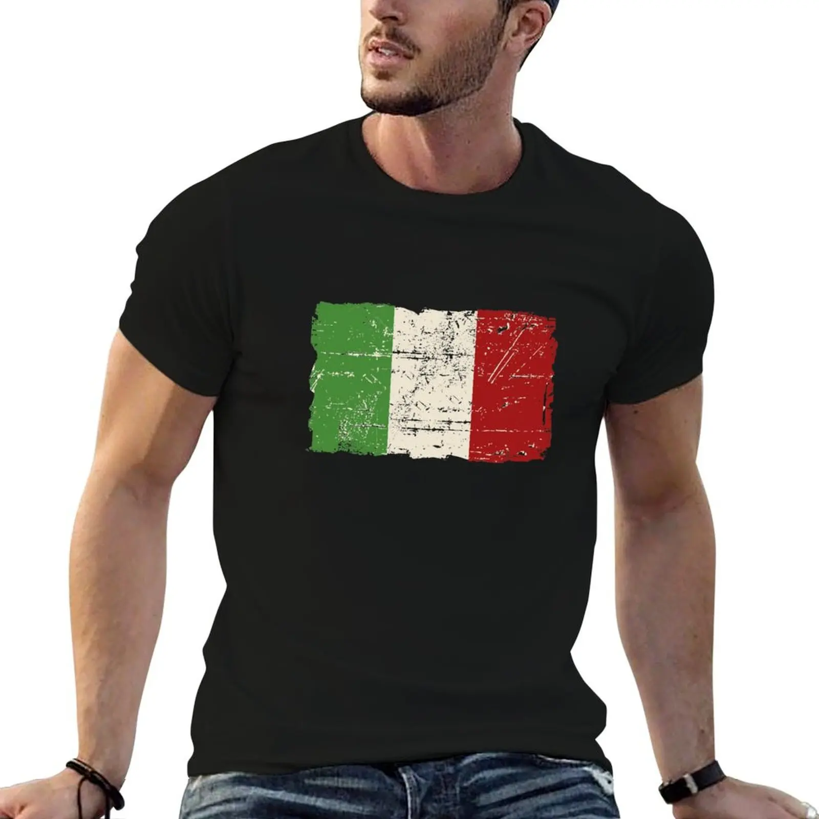 

Italy Flag - Vintage Look T-Shirt t shirt for man t shirts designer T-Shirt