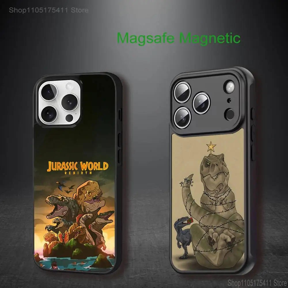 

J-Jurassic W-World Cool Phone Case For iPhone 17,16,15,14,13,12,11,Pro,Max,Plus,Mini,SE4,E Magnetic Magsafe Wireless Charging