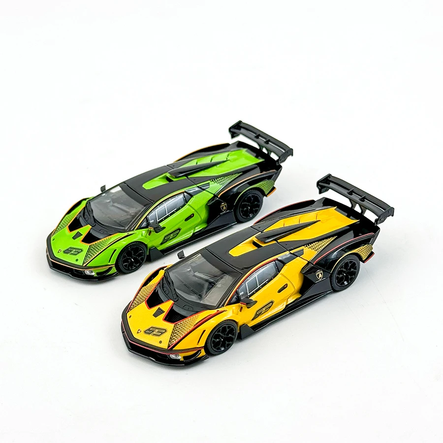 HH 1:64 Scale Diecast Alloy Lamborghini SCV12 Supercar Toys Cars Model Classics Nostalgia Adult Gifts Souvenir Static Display