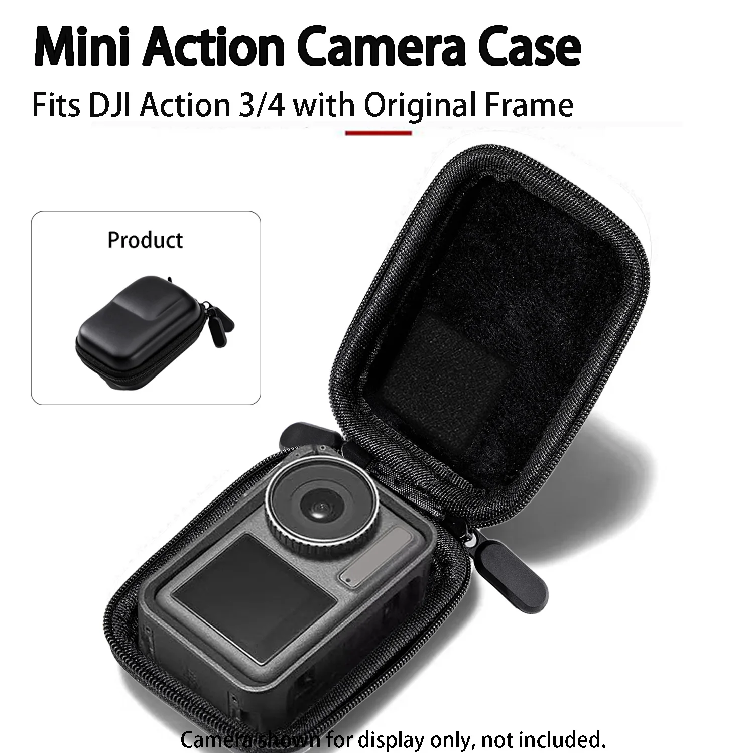 Portable Storage Case Protective Bag Anti‑Drop Action Camera Accessory Protective Cover For DJI Action 6 5 Pro 4 3 Body Box