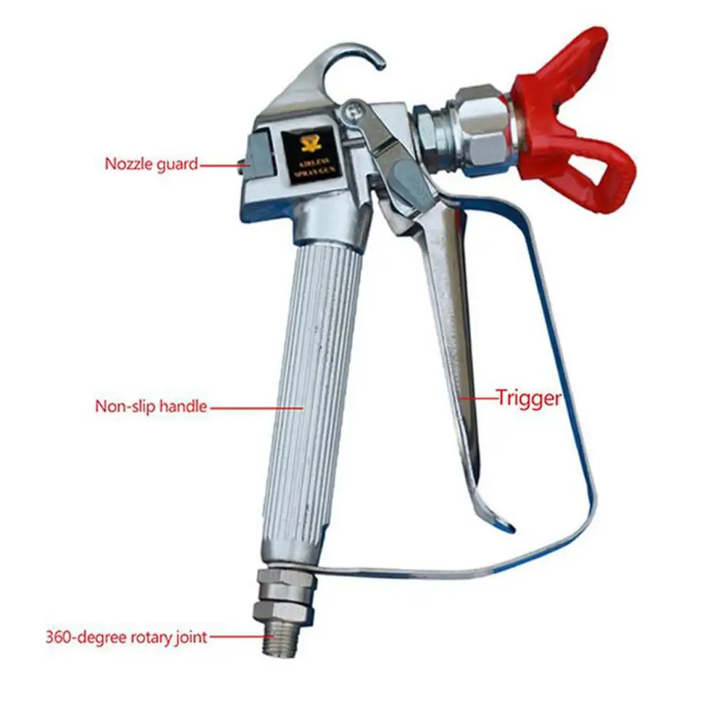 Professional Airless Paint Spray Machine High Pressure Nozzle for Small Area Decoration Use