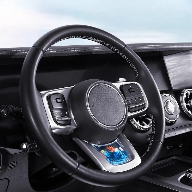 Fish Scale Dynamic Sequin Trim Decorative Frame For 2020-2024 Tank 300 Steering Wheel, Interior Mod Accessories