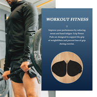 ABXY Lifting Palm Dumbbell Grips Pads Unisex Anti Skid Weight Training Gloves Gym Workout Fitness Sports Hand Protect