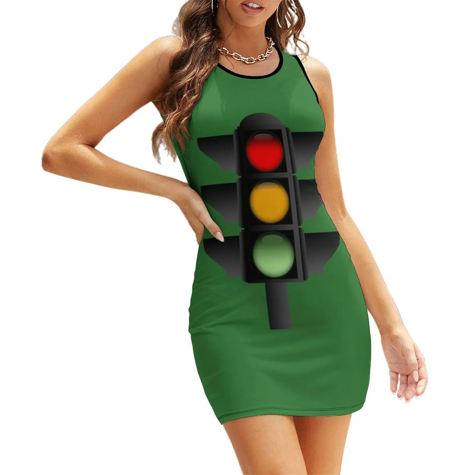

Traffic Lights Sleeveless Sundress dresses for women 2025 women's summer dresses 2025 Aesthetic clothing