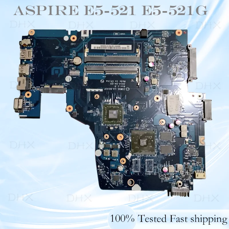 LA-B231P For Acer Aspire E5-521 E5-521G Laptop Motherboard NBMS511001 A6-6310 CPU 1GB DDR3 Mainboard 100% Tested Fully Working