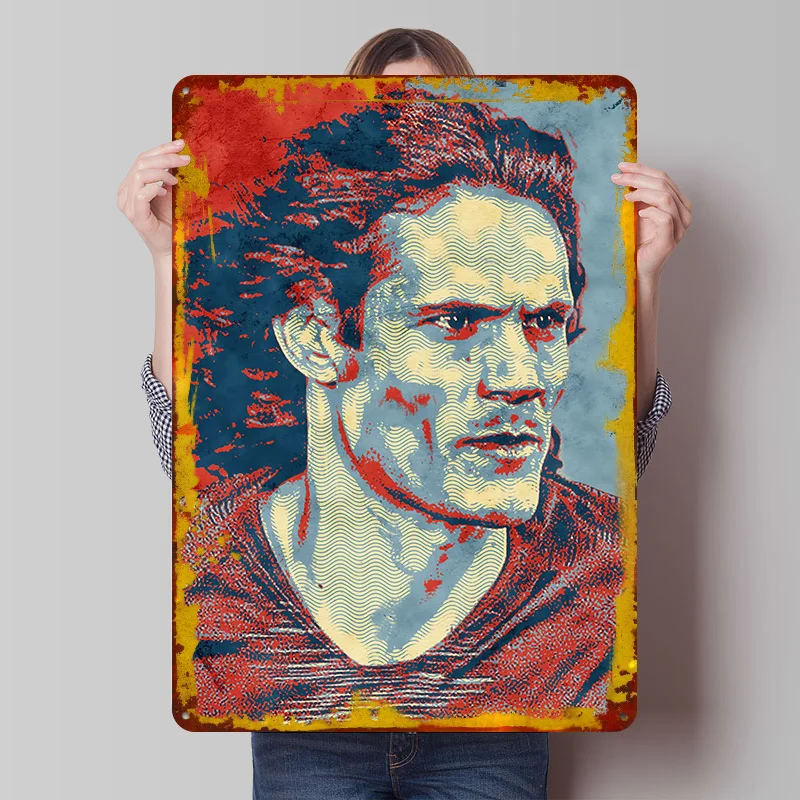 Póster Impreso de Cavani, Arte Mural Retro Personalizado, Letreros Metálicos Vintage para Decoración Estética del Hogar, Decoración de Habitaciones y Garajes