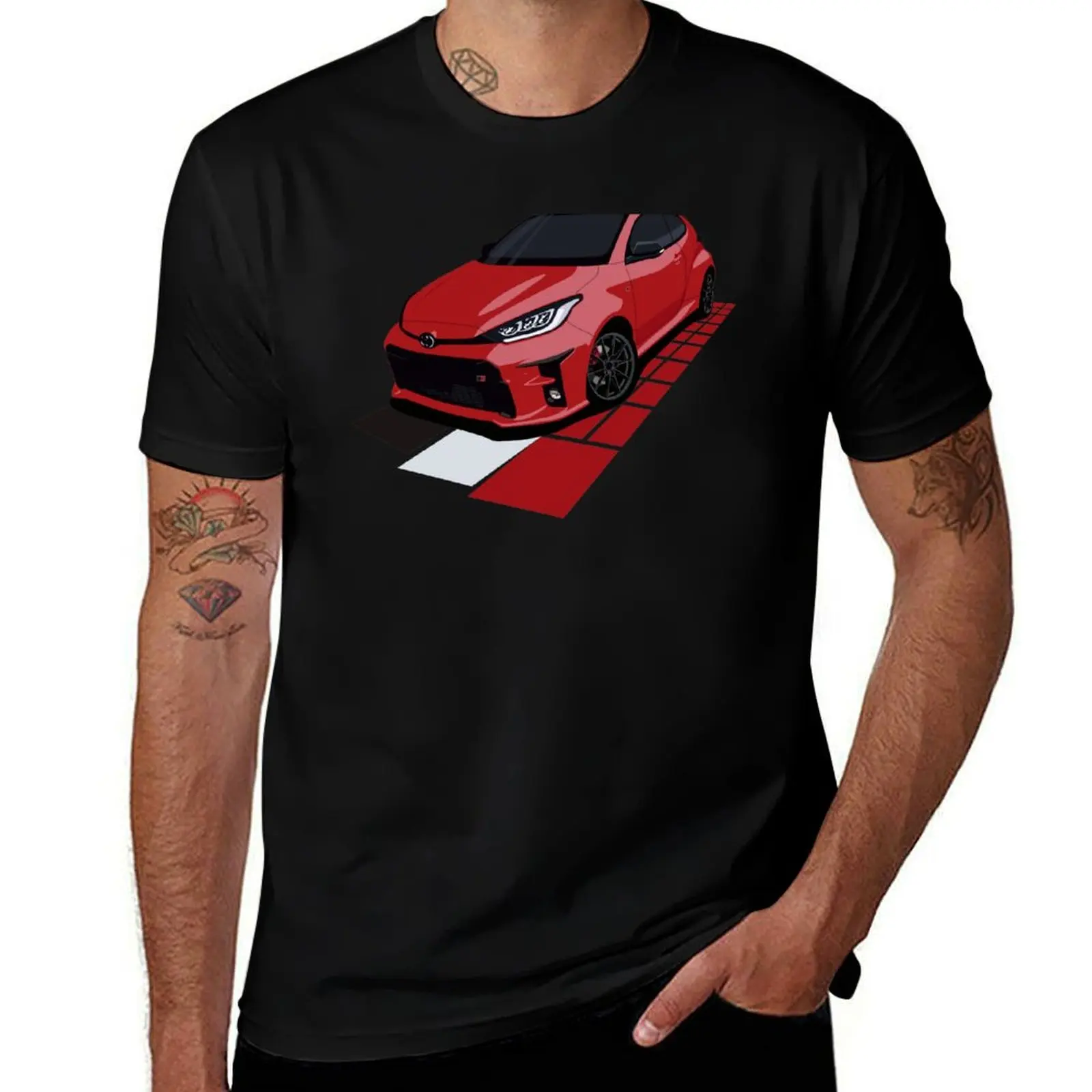 

GR Yaris T-Shirt sublime quick drying customizeds summer tops t shirt men