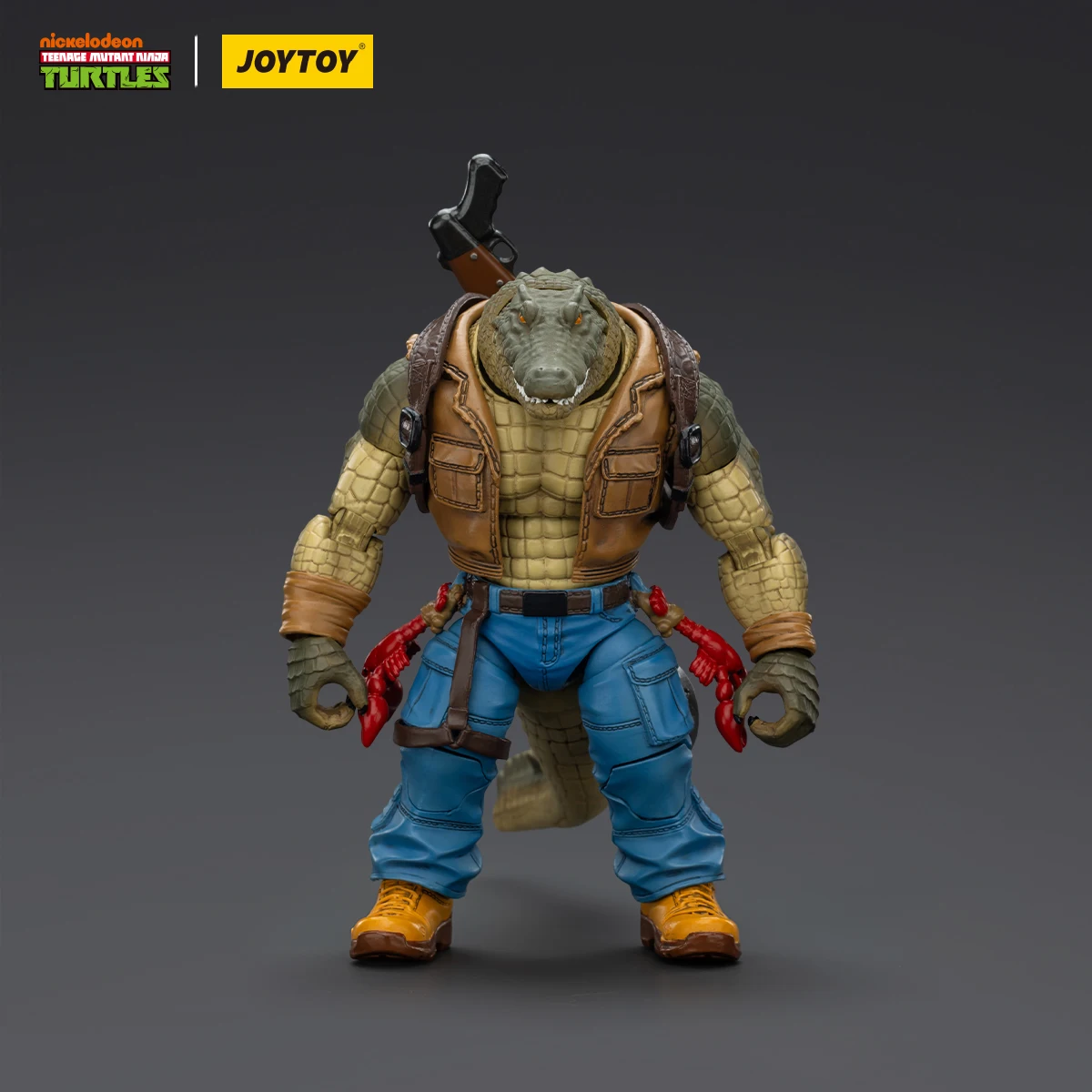 Joytoy adolescente mutante ninja tartarugas 1/18 figura de ação tmnt-leatherhead coleção modelo brinquedo decoração menino presentes de aniversário