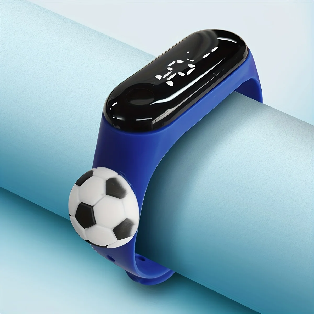 Boys Electronic Watch, Cartoon Soccer Decor Watch, Ideal choice for Gifts