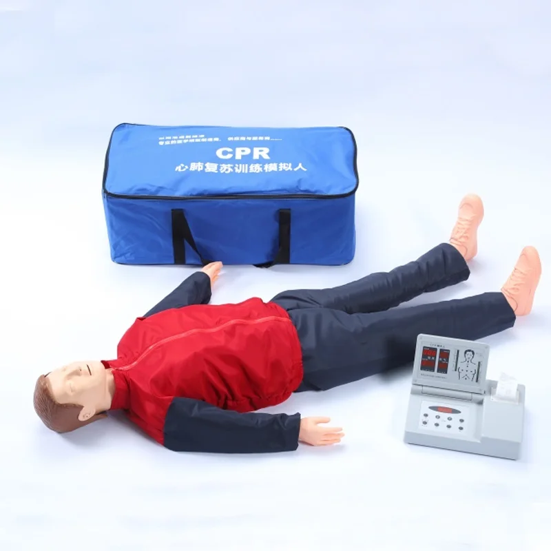 Advanced Automatic Computerized Cardiopulmonary Resuscitation Simulator  CPR  Manikin for First Aid Training