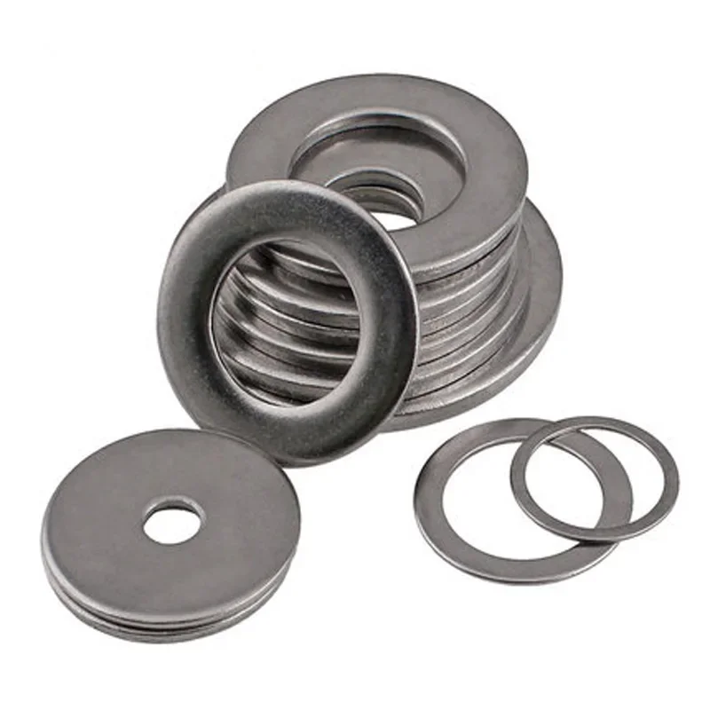 1Best M5 Ultra-thin stainless steel washers flats washer gasket flat pad thickness 0.1mm-1mm 7mm-10mm Outer diameter