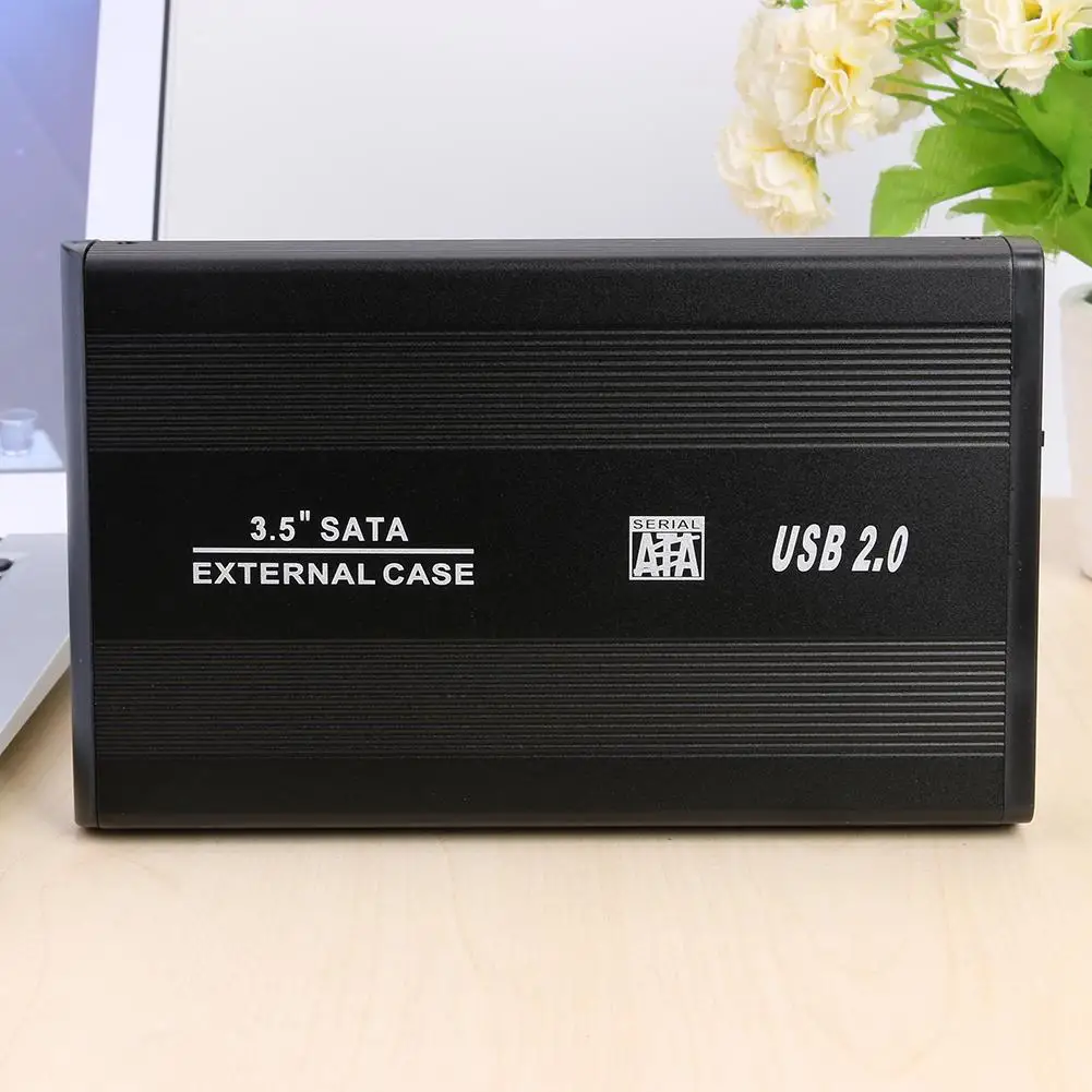 USB2.0 قرص صلب الضميمة HDD صندوق خارجي العلبة 2.5 "IDE HDD للكمبيوتر مكتبي الكمبيوتر