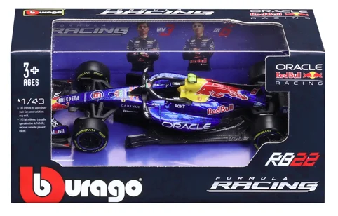 Bburago 1:43 2026 Formel 1 F1 Team SF26 RB22 A526 VCARB03 MAC-26 Miniatur-Plastik-Druckguss-Modell, personalisiertes Spielzeug-Geschenk – Detail 10