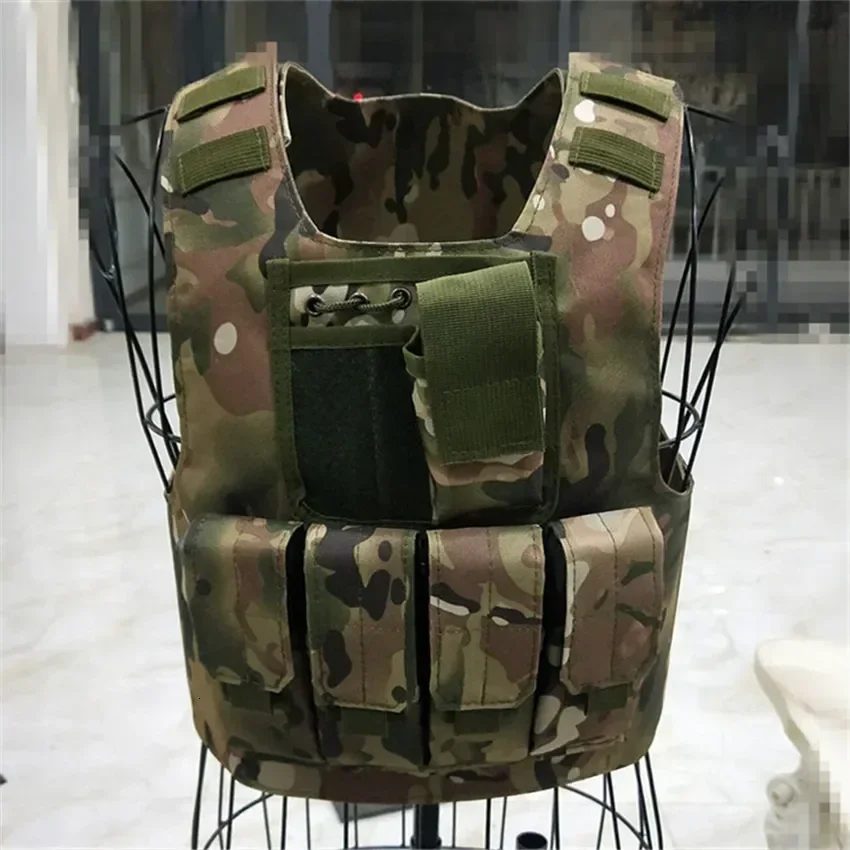 Uniforme militar de camuflagem para crianças Equipamento de forças especiais Colete de soldado à prova de balas Tactical Combat Army Tops