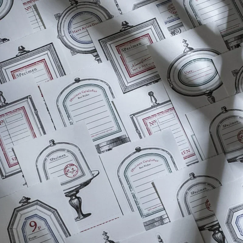 ملصقات زخرفية كلاسيكية لسجل القصاصات ، ديكور القصاصات ، مواد ، ألبوم ، أدوات مكتبية ، عبوة 30 يوميات #6