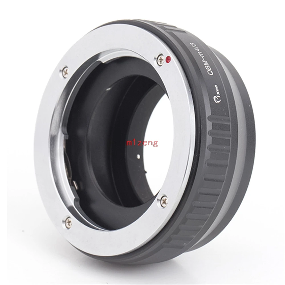 Переходное кольцо Qbm-m43 для объектива ROLLEI QBM, совместимое с камерой Panasonic M43 GH4 GH5 GM1 GX7 GX9 GX85 G85 GF10 GF7 EM5/1 EM10ii