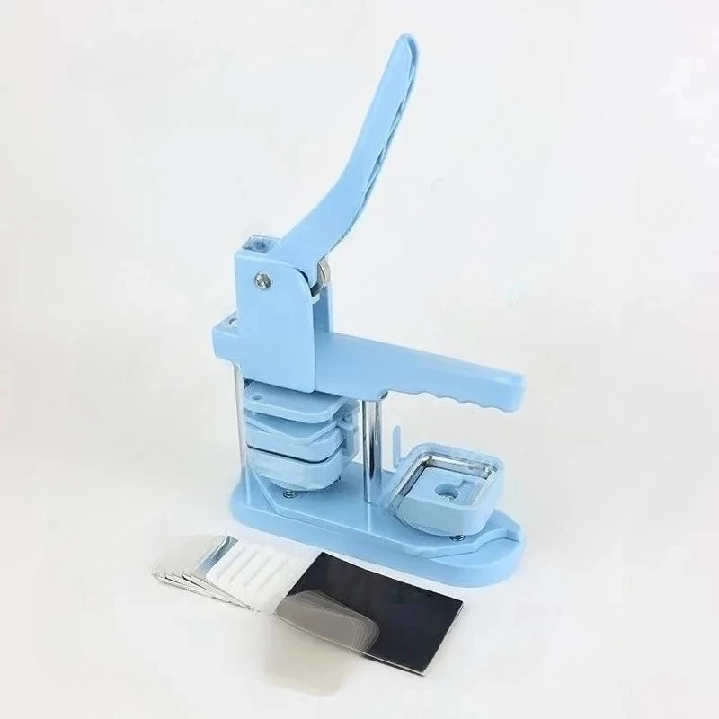 Suitable for DIY badge kit with 50mm square badge making process