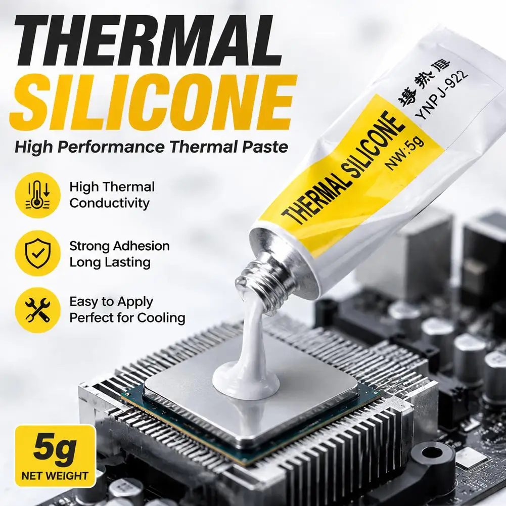 2/3/5pcs Thermal Paste Conductive Heatsink Plaster Viscous Adhesive For Chip VGA RAM LED IC Cooler Radiator Cooling Sealers