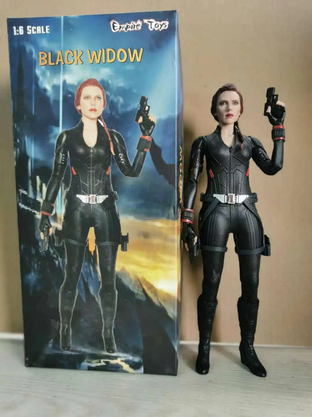 

Empire Toys Black Widow Natasha Figure 1/6th Scale Collectible Toy Marvel Avengers Action Figure 30cm Model Christmas Gift