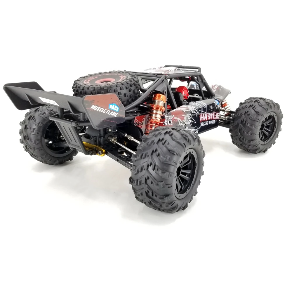 4 Stück rutschfeste Gummi-Radreifen, verschleißfeste Geländewagen-Reifen, weich, für Smax 1625 1635 Wltoys 144001 124018 HBX 16889 – Detail 9