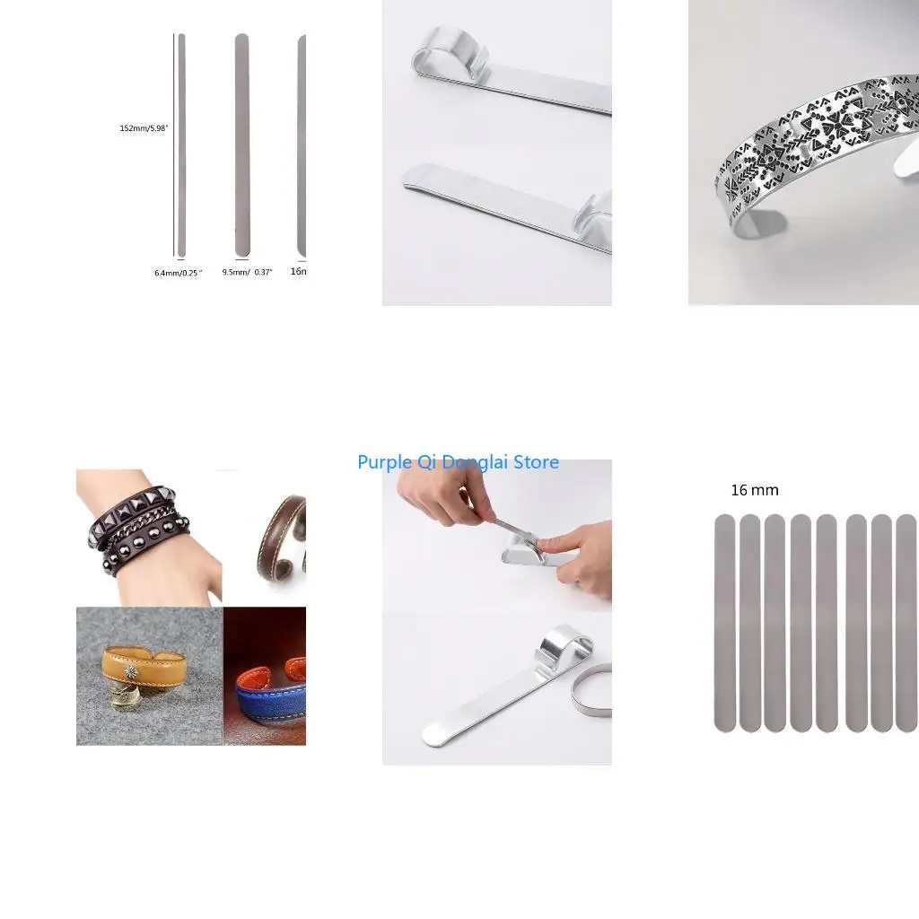 L21E Aluminum Bracelet Blank Stainless Steel Bangle Bracelet Bending Bar for Stamping