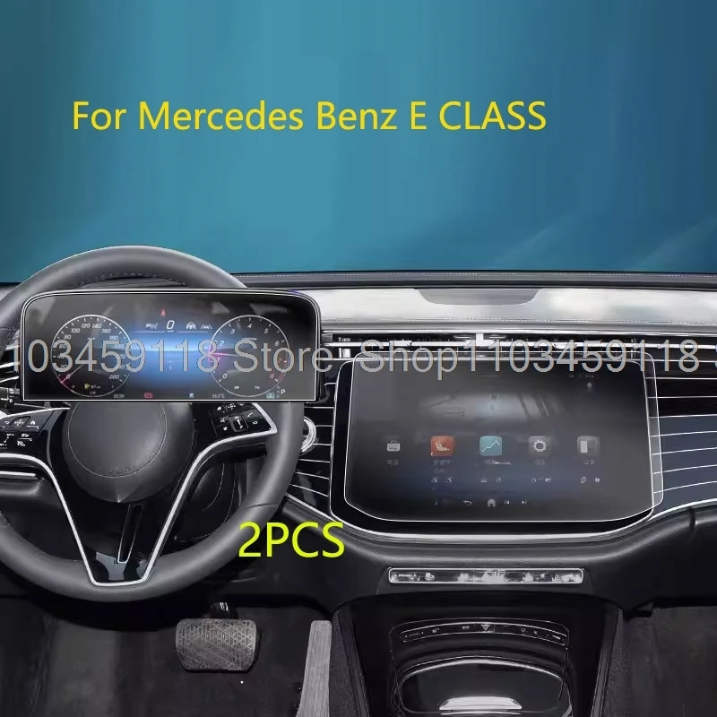 

Защитная пленка из закаленного стекла для Mercedes E-Class 300 W214 2025 2024, автомобильный радиоприемник, GPS-навигация и защитная пленка для инструментов