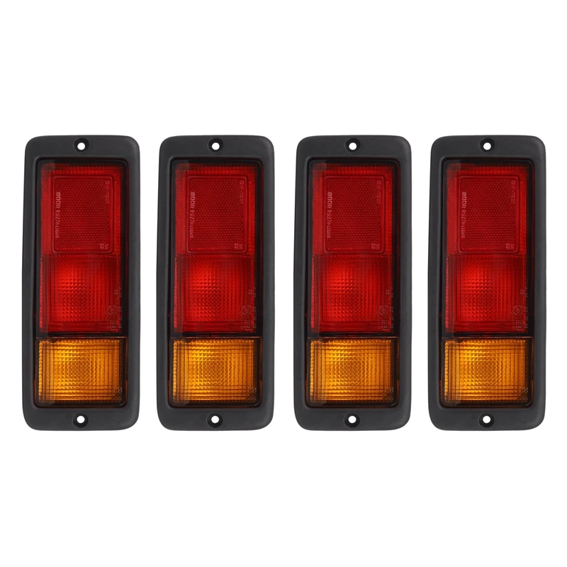 4Pcs Left & Right Rear Tail Light Lamp MB124963 MB124964 214-1946L-UE 214-1946R-UE Fit For Mitsubishi Pajero Montero