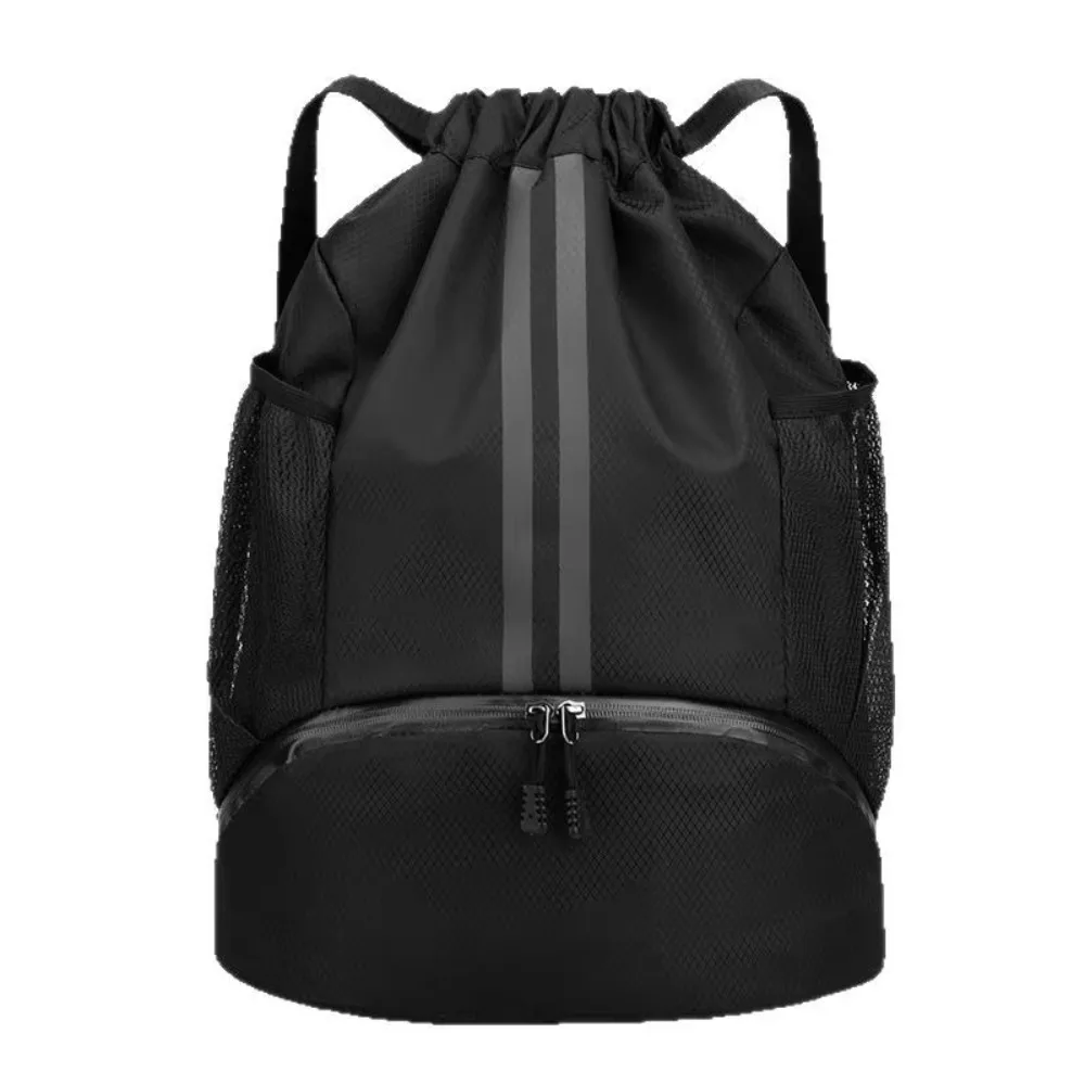Sports Backpack Swimming Bag Wet And Dry Separation for Basketball Football Volleyball Shoes Portable Drawstring Backpack Bundle