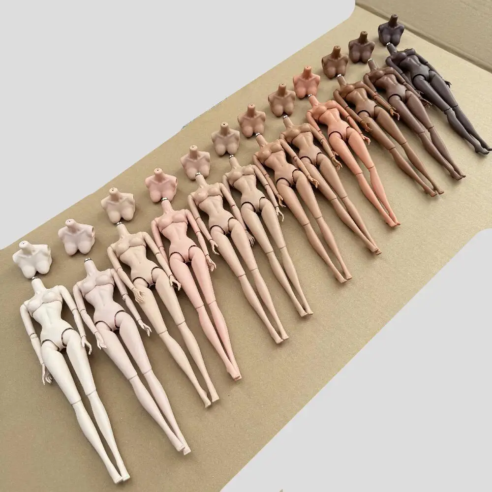 

Original LULY Doll Body 12 Skin Tones High Quality With Replacement Big Boobs 1/6 Body Parts Removable For Barbi/IT Doll Head