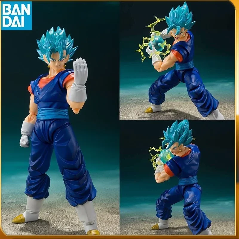 

В наличии Оригинальные BANDAI S.H. Фигуртс супер сайян Бог, супер сайян Vegito супер Драконий жемчуг в наличии Аниме фигурки модели игрушки