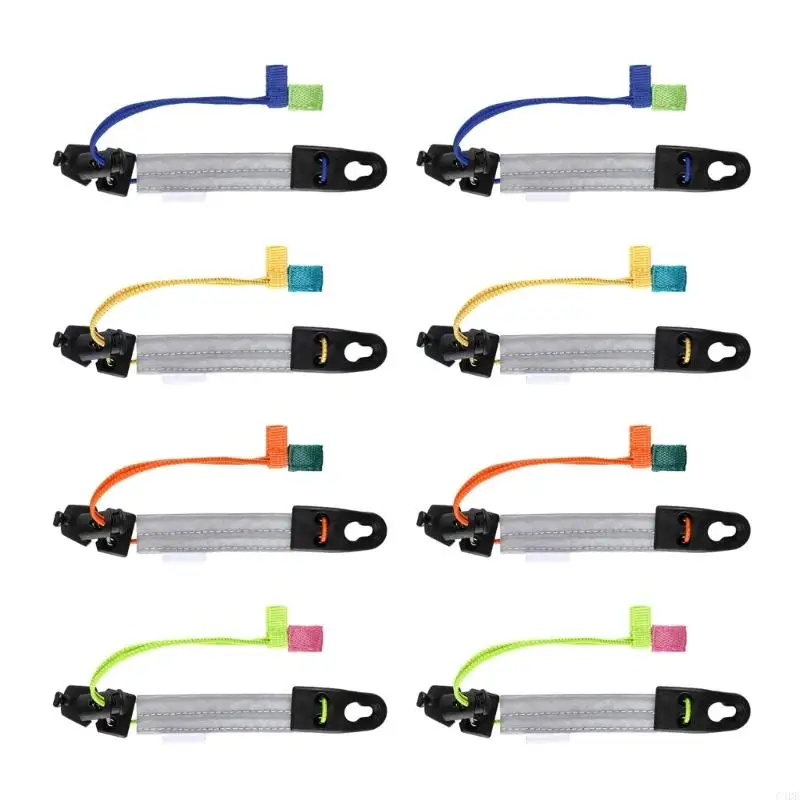 C4DE 2pcs Bicycles Ankle Leg Bind Bandages Reflective Pant Band Clip Strap Wrist Ankle Bind Band Clip Cycling Leg Strap