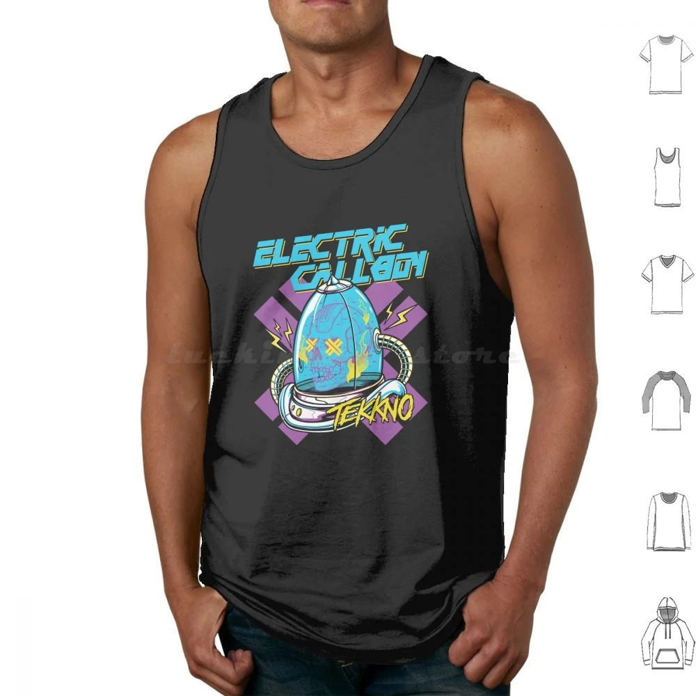 Tekkno Attack Tank Tops Vest Sleeveless Electric Callboy Electric Callboy Band Electric Callboy Music Electric Callboy