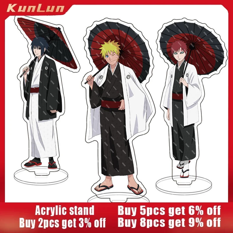 

Naruto Japanese Anime Peripherals Uchiha Sasuke/Haruno Sakura Acrylic Stand Collectible Desk Ornaments Creative Gift for Friends