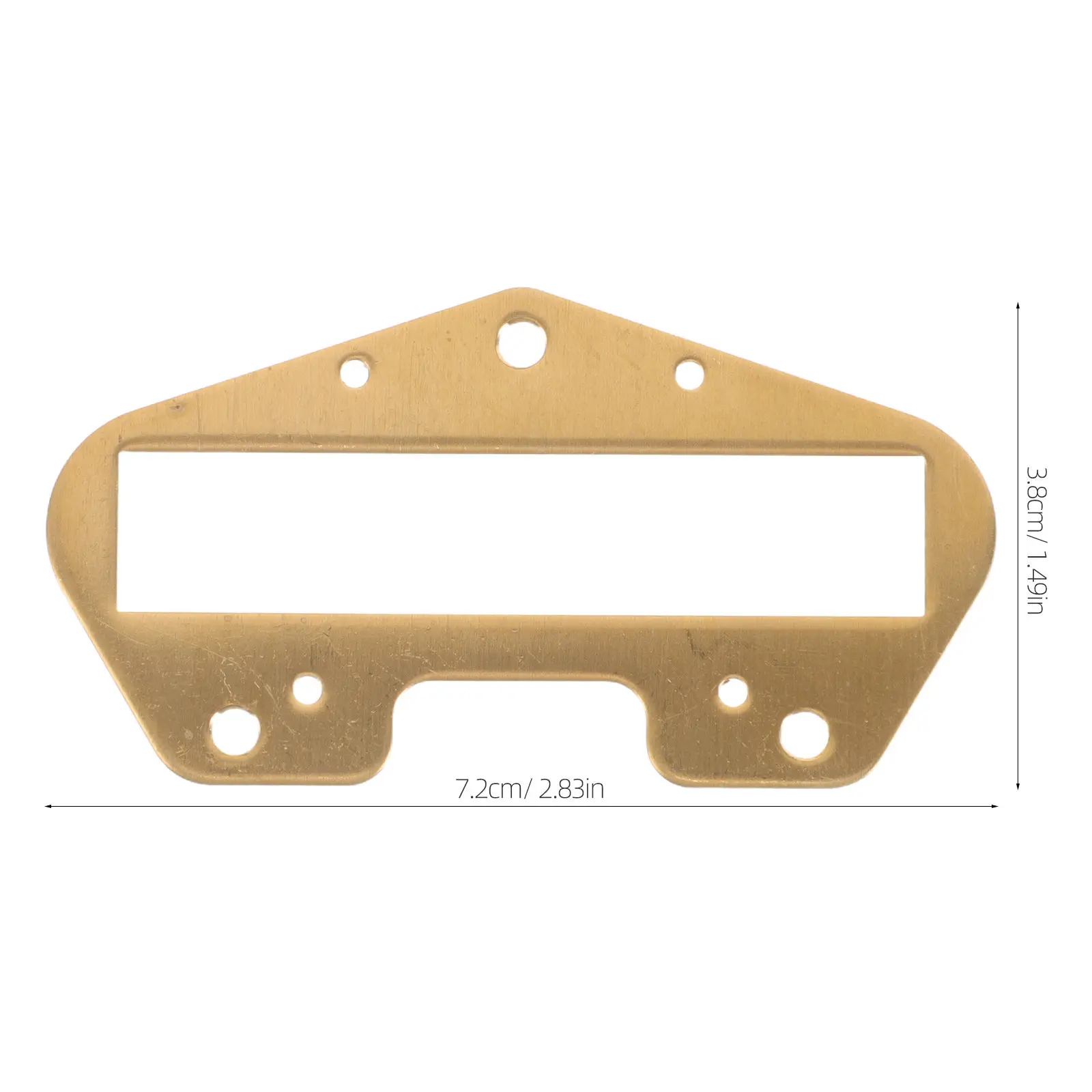 Electric Guitar Pickup Copper Base Plates 2 Pack High Conductivity Replacement Parts Accessories - view 4