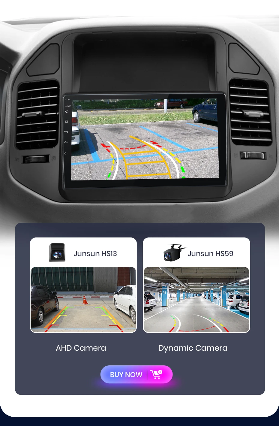 Junsun drahtloses Carplay Android Auto Autoradio für Mitsubishi Pyjero V60 V68 V73 2011-2016 GPS Multimedia 2 Din – Detail 15