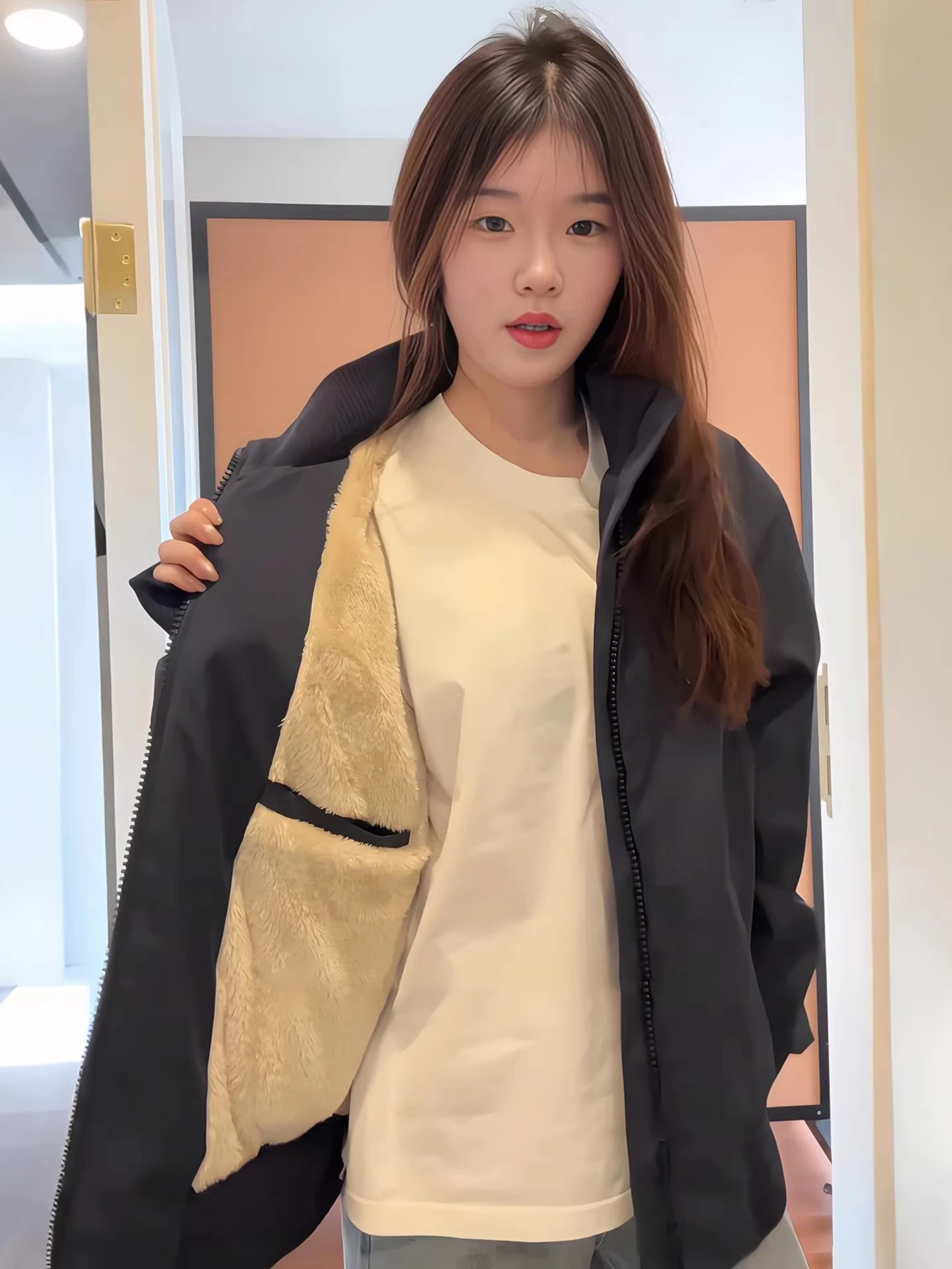 

Thiened Fce воротник-стойка бейсбольная куртка мужская зимняя американская пилотная куртка теплая хлопковая бейсбольная ткань из полиэфирного волокна