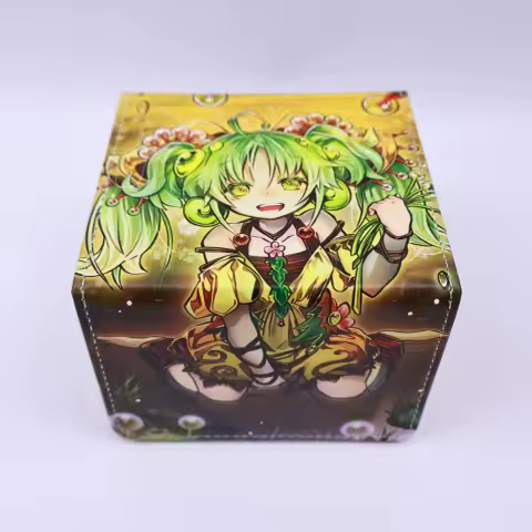 Yugioh Traptrix Sera Deck Box Yu-Gi-Oh! TCG OCG PTCG Trading Cards Pu Leather Storage Box Case 100+