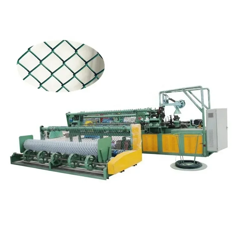 Fully Automatic Double Wire Rhombus Net Machine for Chain Link Fence Automatic Chain Link Fence Machine