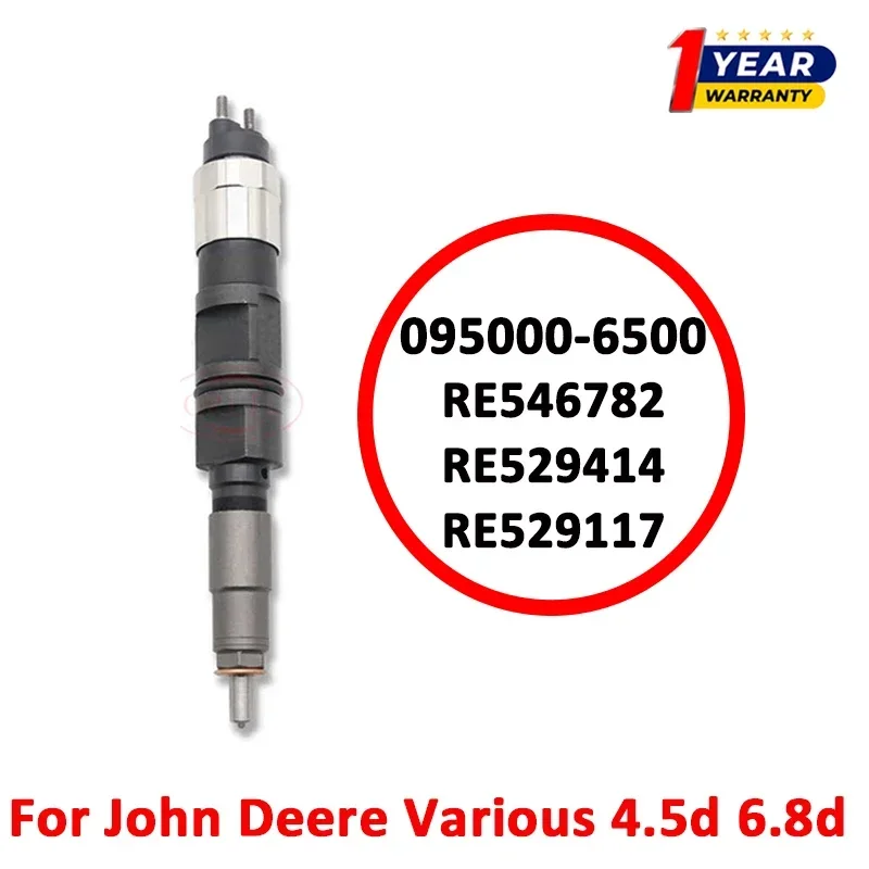 095000-6500 Diesel Injection Nozzle RE529117 RE546782 RE529414 For John Deere Various 4.5d 6.8d 4045T 6068T