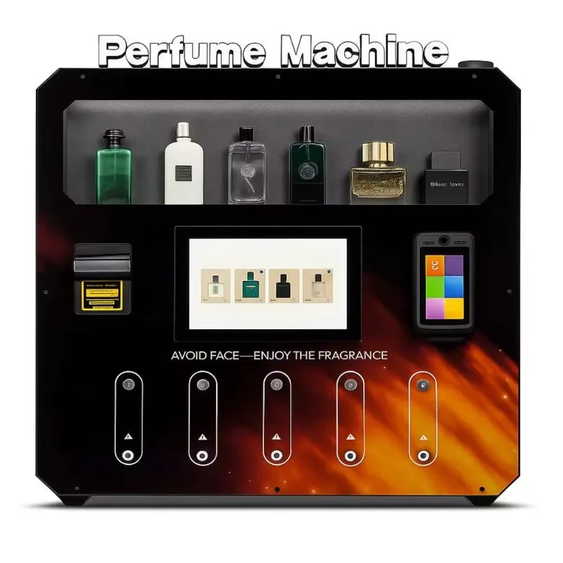 Customized Smart Automated Touch Screen Cologne Dispenser Fragrance Perfume Vending Machine SDK Refillable