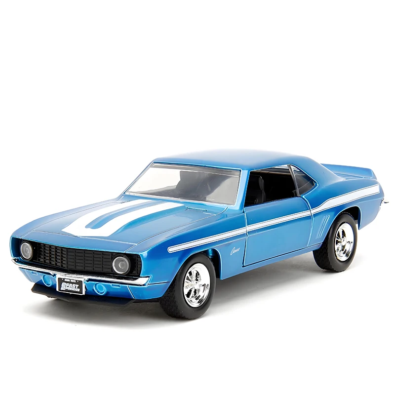 JADA 1:32 Camaro 1969, legering auto, gegoten en speelgoedvoertuigen, automodel, miniatuurschaalmodelauto voor kinderen